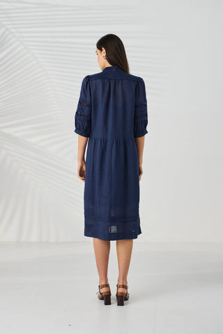Spiral Dress - Sapphire | Lania the Label
