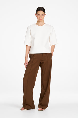 Elbow Box T Top – White | Mela Purdie