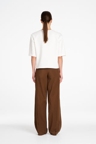 Elbow Box T Top – White | Mela Purdie
