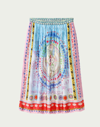 Vanessa Runic Whisper Printed Skirt | Me369