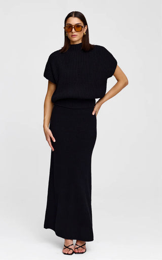 Laurel Knit - Black | Kinney