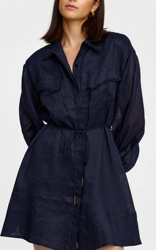 Laurel Mini Dress - Midnight | Kinney