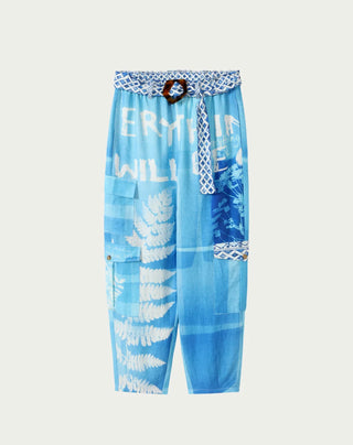 Kai Indigo Belted Pants - Indigo | Me369