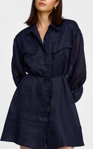 Laurel Mini Dress - Midnight | Kinney