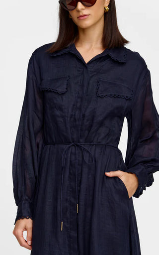 Laurel Dress - Midnight | Kinney
