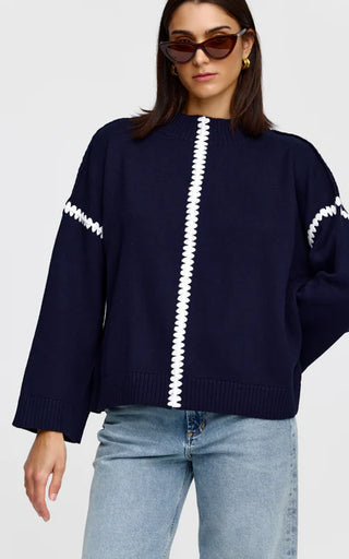 Lottie Knit - Midnight | Kinney