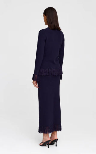 Marigold Knit Top - Midnight | Kinney