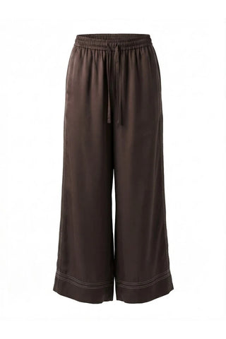 Meribel Pant - Espresso/White | Lounge the Label