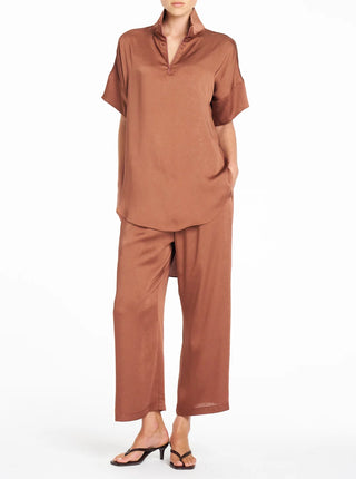Funnel Tunic – Cinnabar | Mela Purdie