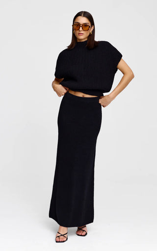 Laurel Knit - Black | Kinney