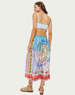 Vanessa Runic Whisper Printed Skirt | Me369