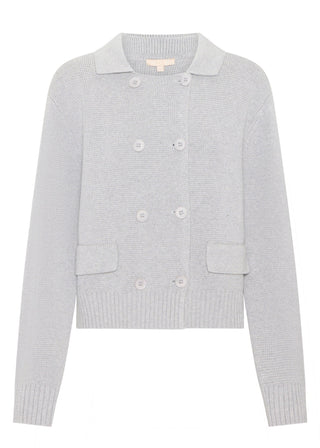 Taylor Double Knit Jacket - Silver | POL