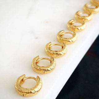 Antique Gold Huggies - Gold | Fairley