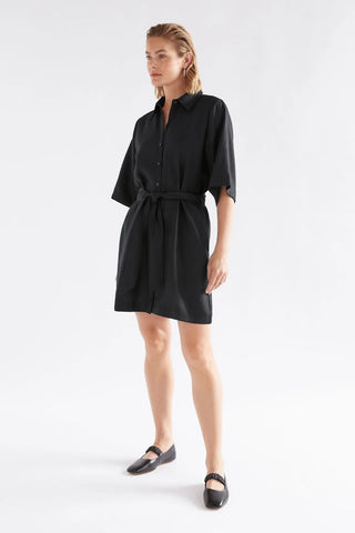 Elk Black Llinen Dress