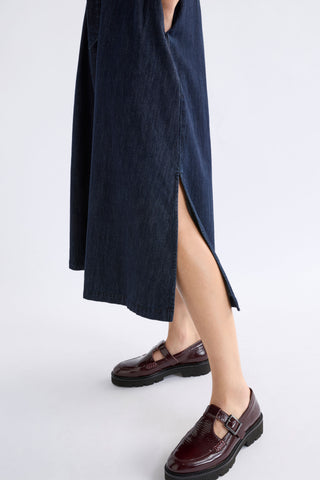 Valor Shirt Dress – Mid Blue Denim | Elk The Label