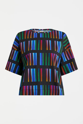 Kepa Top - Facet Print | Elk