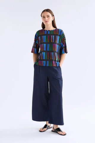 Kepa Top - Facet Print | Elk