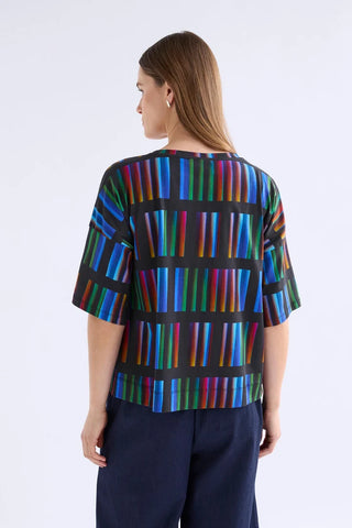 Kepa Top - Facet Print | Elk
