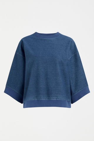 Enfeld Tee – Mid Blue Wash | Elk The Label