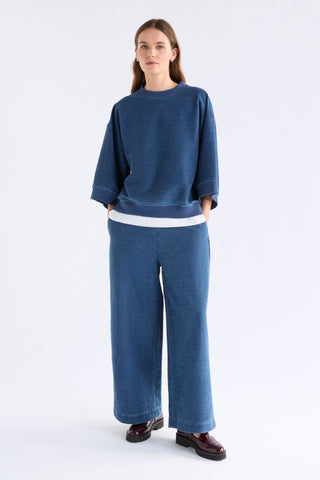 Enfeld Tee – Mid Blue Wash | Elk The Label