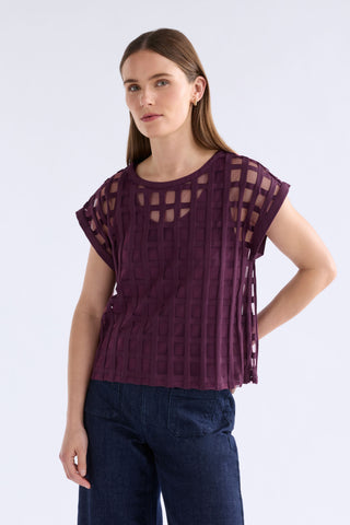 Grid Burnout Top - Shiraz | Elk