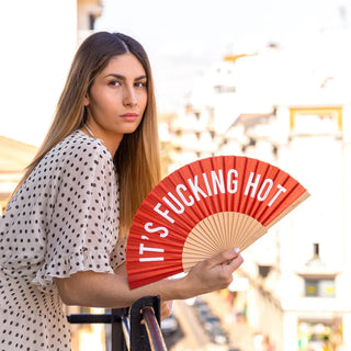 Fucking Hot Hand Fan – Red | Fisura