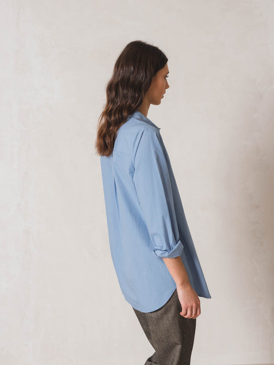 Indi & Cold | Essential Poplin Shirt | Blue Sky