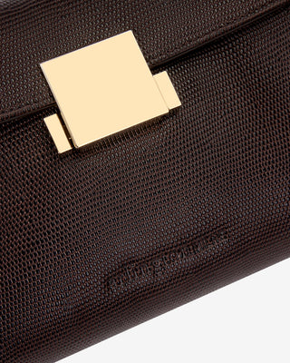 Aurora Bag – Chocolate Lizard | Arlington Milne
