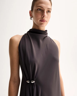Harper Maxi Dress - Slate | Elka Collective