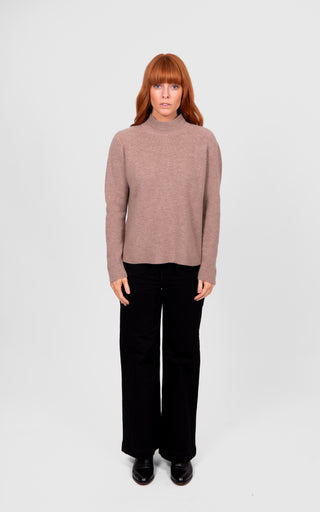 High Crew 1/2 Cardi Pullover - Cobblestone | Bridge & Lord