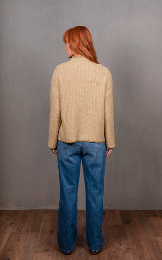 Links Stripe Pullover - Citrine | Bridge & Lord