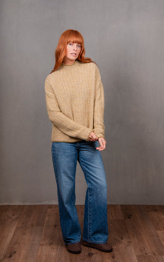 Links Stripe Pullover - Citrine | Bridge & Lord