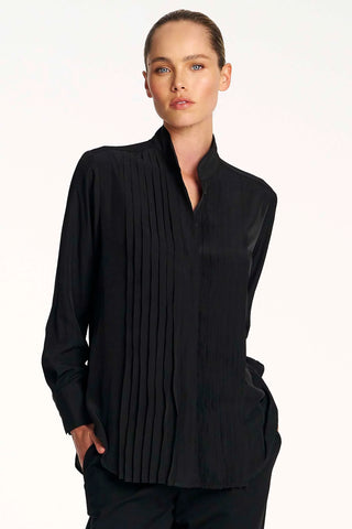 Balcony Blouse - Black | Mela Purdie
