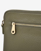 Bowery Crossbody – Khaki | Elms+King