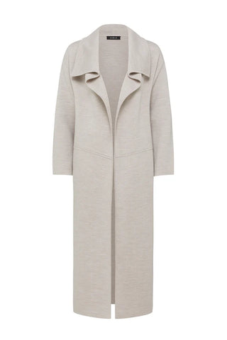 Parsons Merino Cardigan - Mushroom | Cable Melbourne