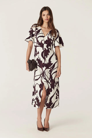 Neve Dress - Iris Print | Cable