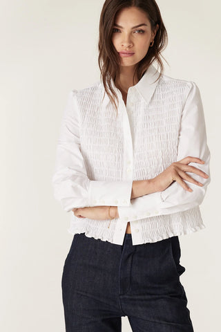 May Shirt - White| Cable