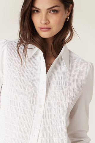 May Shirt - White| Cable