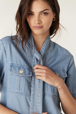 Pearce Top - Blue | Cable