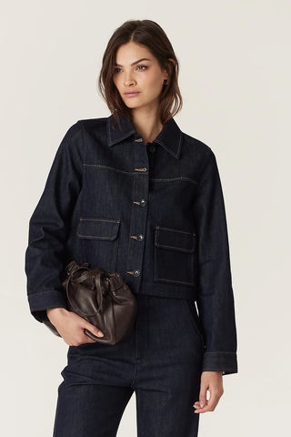Burke Denim Jacket - Dark Indigo | Cable