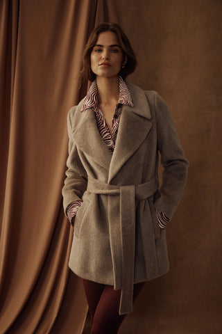 Sinclair Coat - Fawn | Cable Melbourne