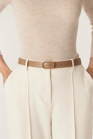 Reversible Belt - Tan and Navy | Cable Melbourne