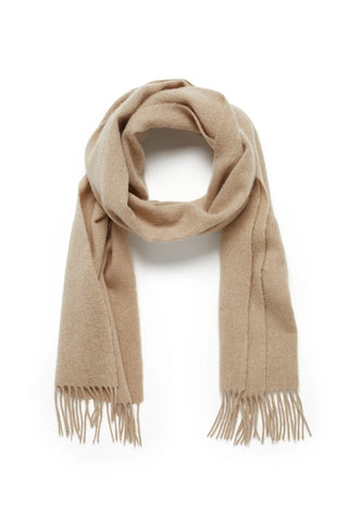 Pure Wool Scarf - Camel | Cable Melbourne