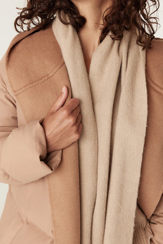 Pure Wool Scarf - Camel | Cable Melbourne