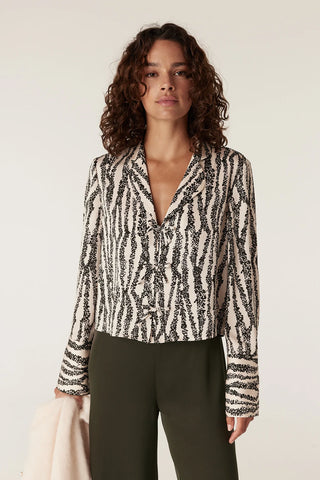 Sabine Blouse - Speckle Print | Cable Melbourne