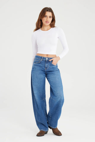 Clara Jeans - Medium Blue | Cup of Joe