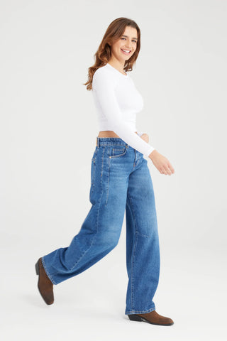 Clara Jeans - Medium Blue | Cup of Joe