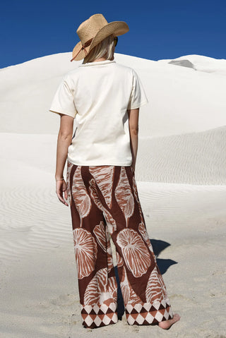 Seville Strolls Trouser - Brown Shell