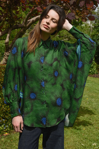 Living The Dream Shirt - Green Floral | Cooper