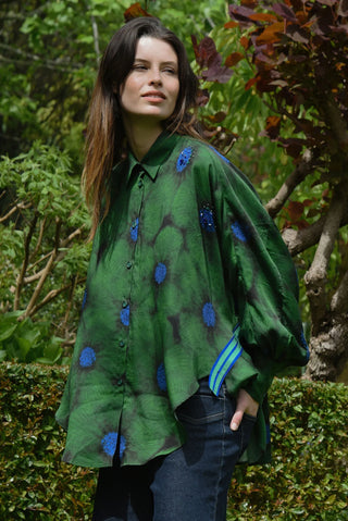 Living The Dream Shirt - Green Floral | Cooper